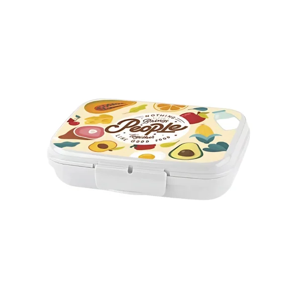 Boîte à déjeuner décorative 600 ml avec couvercle à clip – Image 3