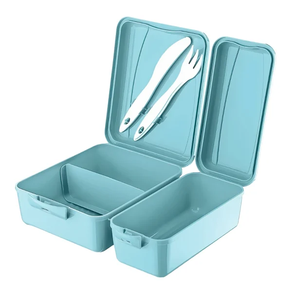 Ensemble de 2 boîtes à déjeuner 1300 ml avec couvercles à clip – Image 4