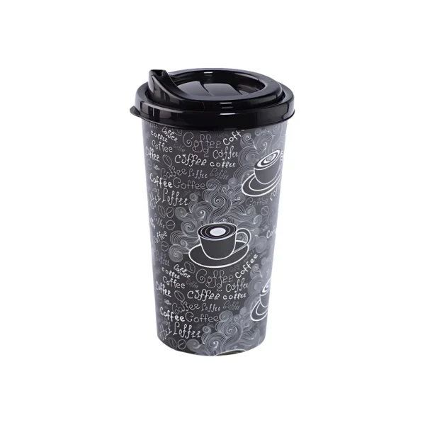 Gobelet à café isotherme avec couvercle 650 ml – Image 2