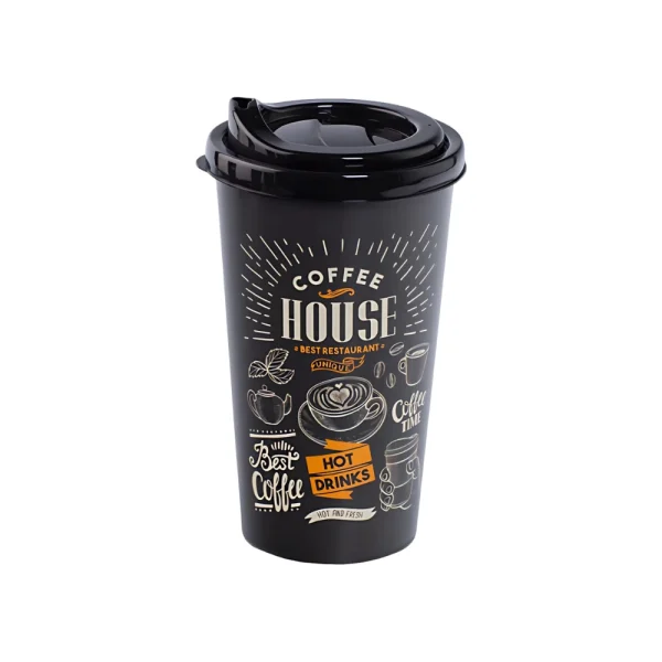 Gobelet à café isotherme avec couvercle 650 ml – Image 5