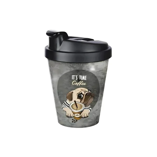 Gobelet à café isotherme 400 ml avec fermeture à clip – Image 3
