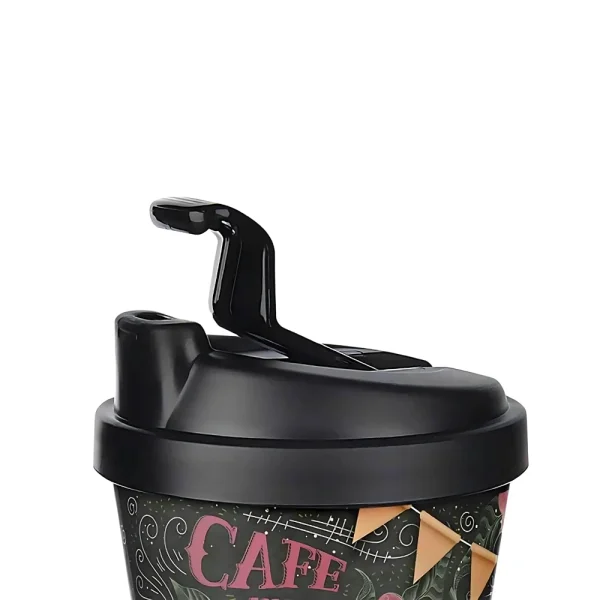 Gobelet à café isotherme 400 ml avec fermeture à clip – Image 5