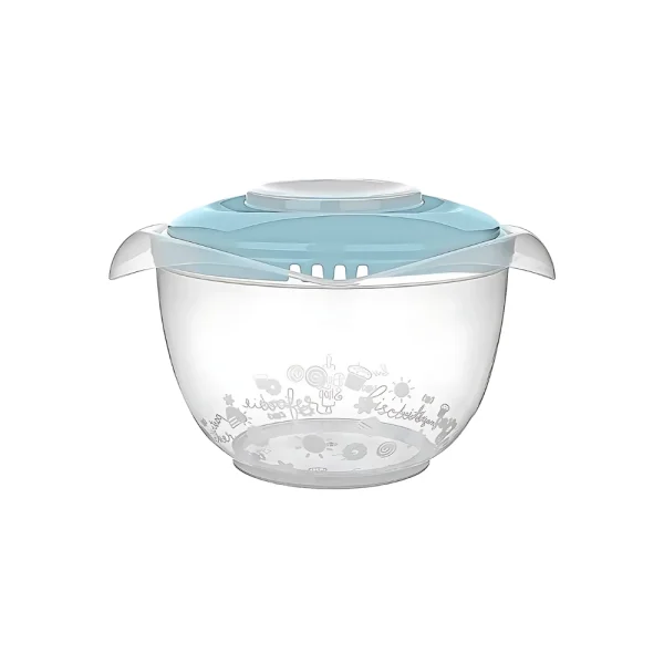 Bol mélangeur 3L avec couvercle et base stabilisante – Image 3