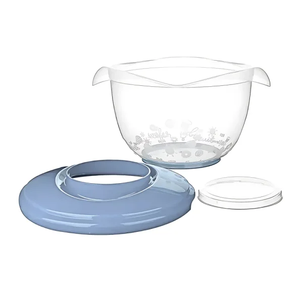 Bol mélangeur 3L avec couvercle et base stabilisante – Image 2
