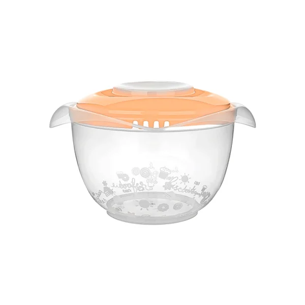 Bol mélangeur 3L avec couvercle et base stabilisante – Image 2
