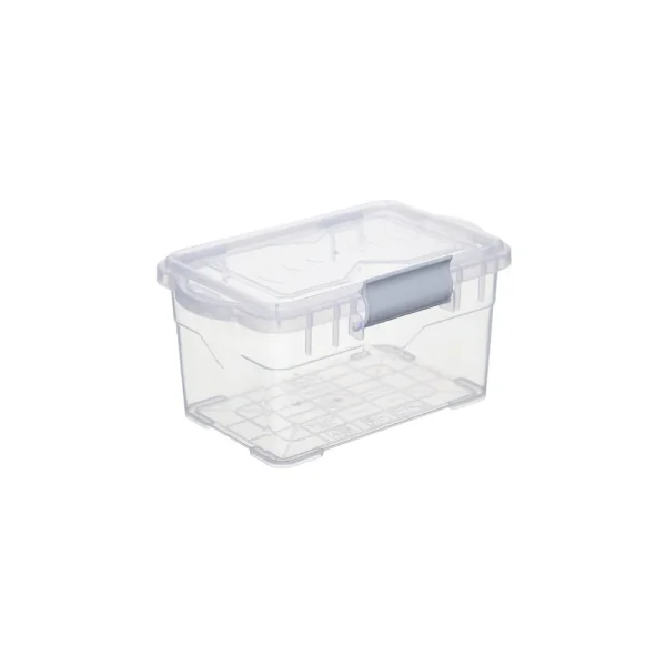 Boîte de conservation hermétique 1.5L avec poignées et couvercle clipsable
