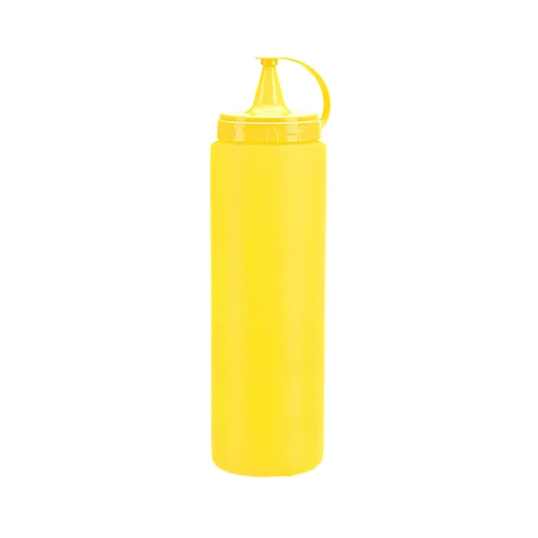 Bouteille à sauce 1L avec bec verseur et bouchon relié – Image 4