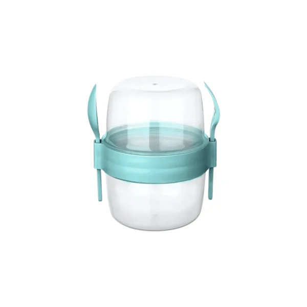 Boîte à déjeuner 800 ml avec couvercle et cuillère/fourchette – Image 2