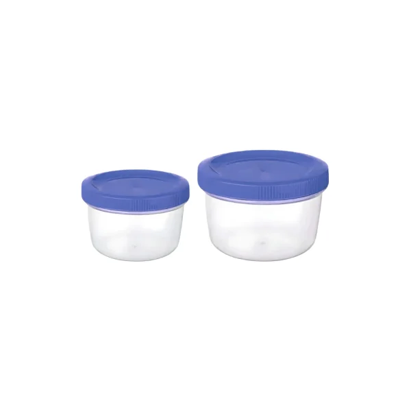 Lot de 2 boîtes de conservation alimentaire 250-400 ml – Image 3
