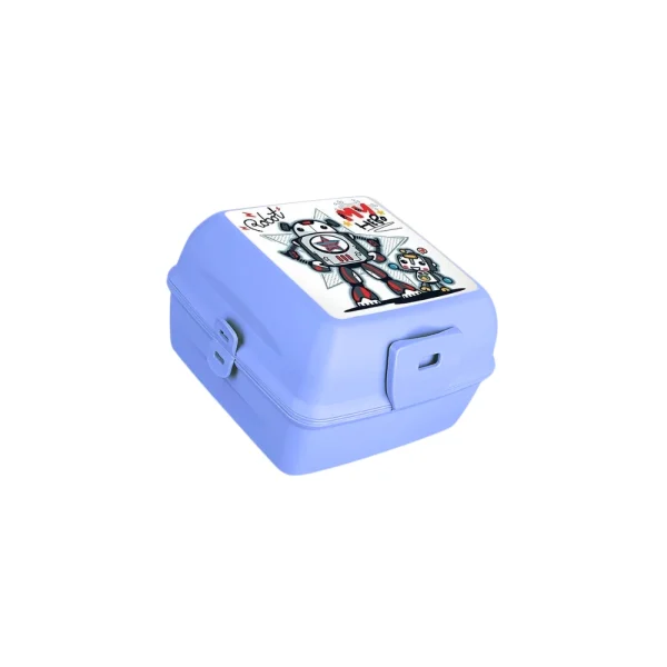 Boîte à déjeuner 1.3L à 2 compartiments avec couverts – Image 3