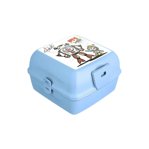 Boîte à déjeuner 1.3L à 2 compartiments avec couverts et décor licorne