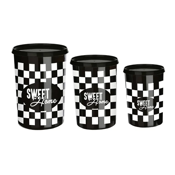 Lot de 3 boîtes de conservation couvercle hermétique 800 ml/1.4L/2.2L – Image 3