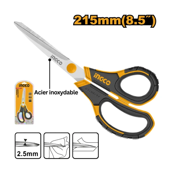 INGCO Ciseaux multiusage 215mm (8.5")