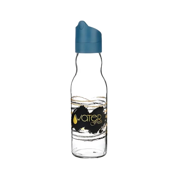 Bouteille WaterFresh 700 ml en verre décorée