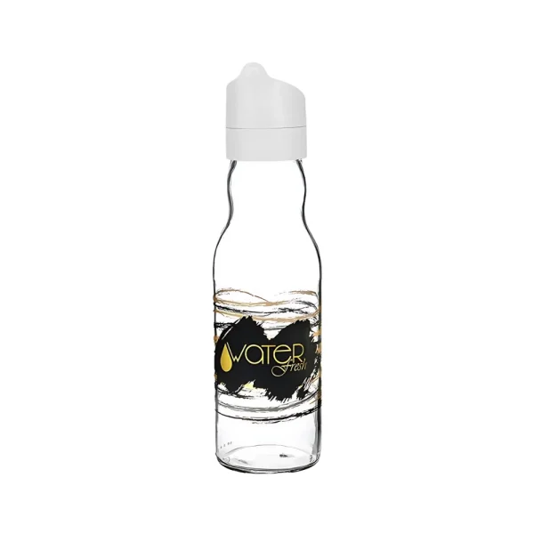 Bouteille WaterFresh 700 ml en verre décorée – Image 4