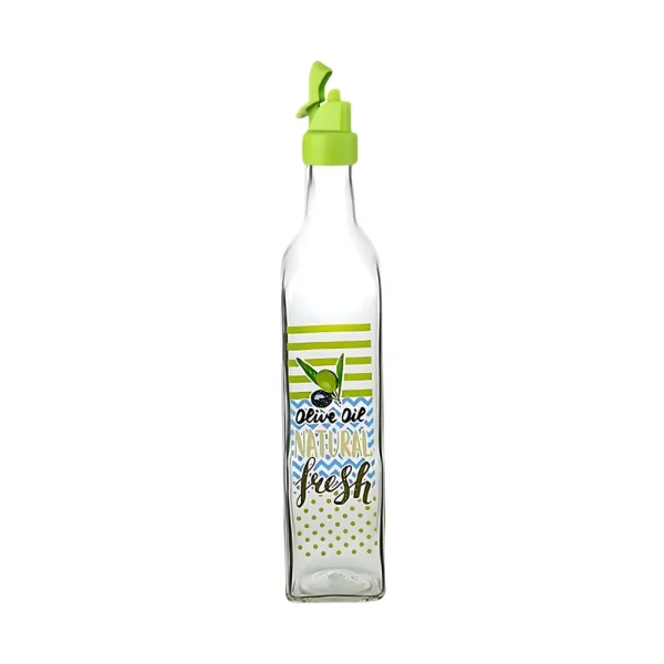 Bouteille à huile décorative en verre 750 ml – Image 2
