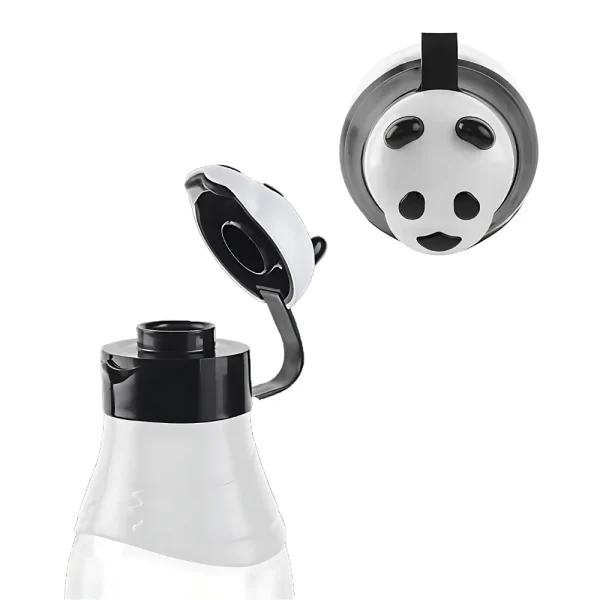 Bouteille 1L avec bouchon sport tête de panda – Image 2