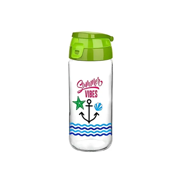 Bouteille décorative 500 ml avec bouchon sport – Image 2