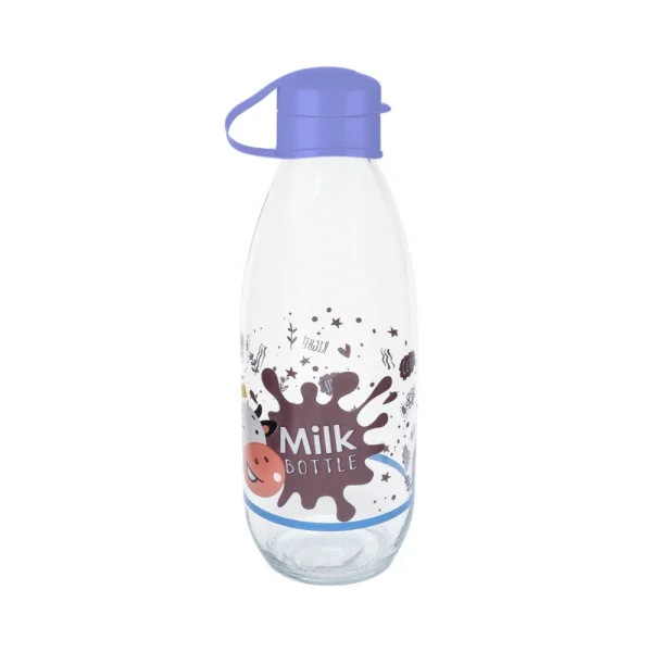 Bouteille à lait décorative 1L avec bouchon verseur – Image 2
