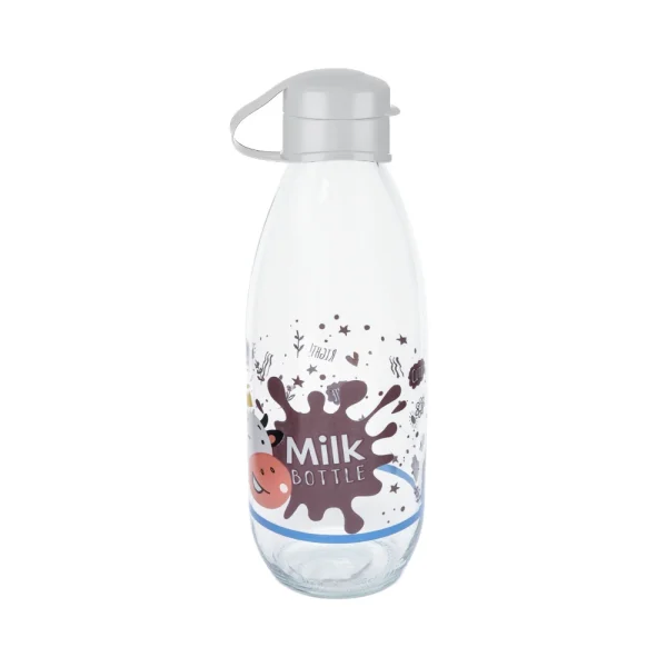 Bouteille à lait décorative 1L avec bouchon verseur