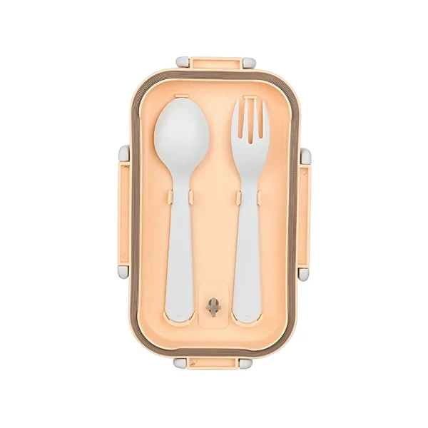 Boîte à déjeuner compartimentée 150 + 300 ml avec couverts – Image 2