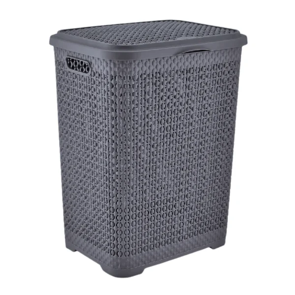 Panier à linge avec couvercle 55L – Image 3