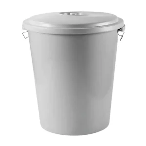Poubelle tonneau avec couvercle 90L 0124 (3)