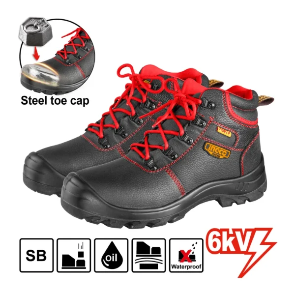 INGCO Chaussure de sécurité électricien SB isolée avec embout 46