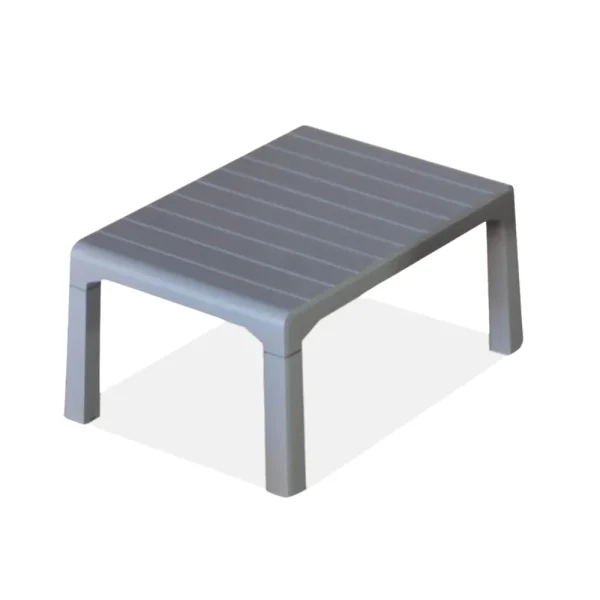 Salon d’extérieur Verona avec coussins – 5 places + table basse grise – Image 4