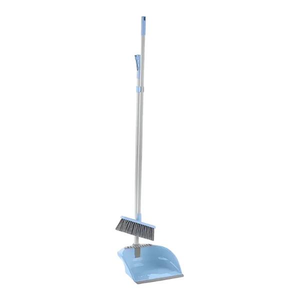 Set de nettoyage balais avec pelle pliable