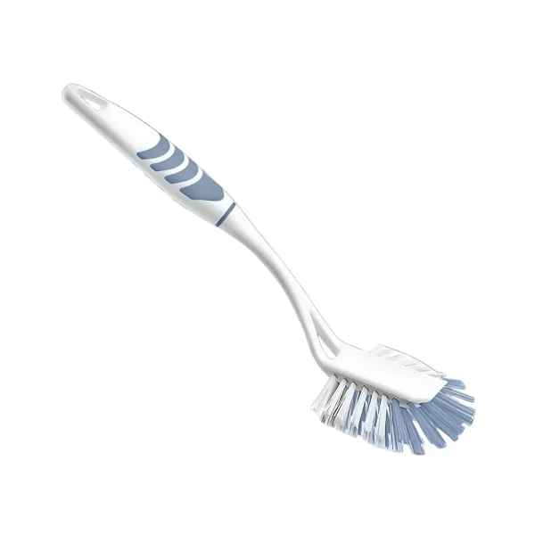 Brosse vaisselle rectangulaire avec manche ergonomique