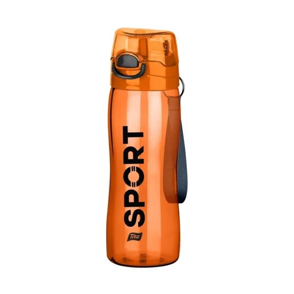 Gourde AquaLife 750 ml avec bouchon clapet automatique et sangle – Image 3
