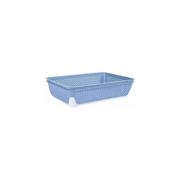 Panier de rangement ajouré rectangulaire 1.58L ml multi-usages