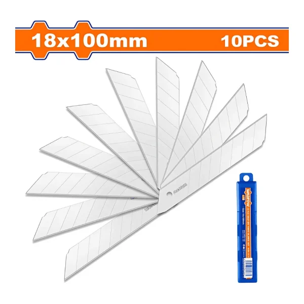 Jeu de 10 pcs de lame de cutter 18 x 100mm