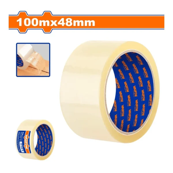 WADFOW Ruban adhesif transparent 100mx48mm