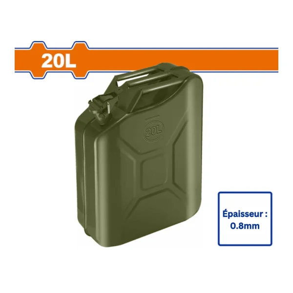 WADFOW Jéricane verticale 20L en acier