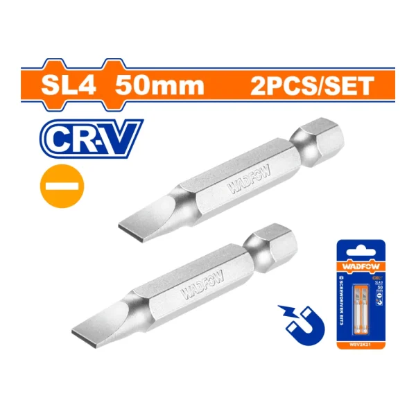 WADFOW Ensemble de 2 Embouts de vissage aimanté 50mm(SL4)