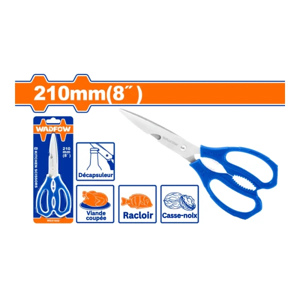 WADFOW Ciseaux de cuisine 210mm (8'')