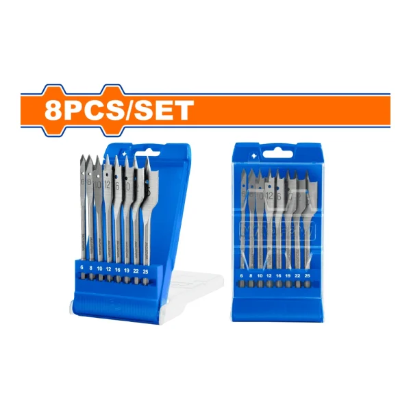 WADFOW Ensemble de 8 forets à bois plats