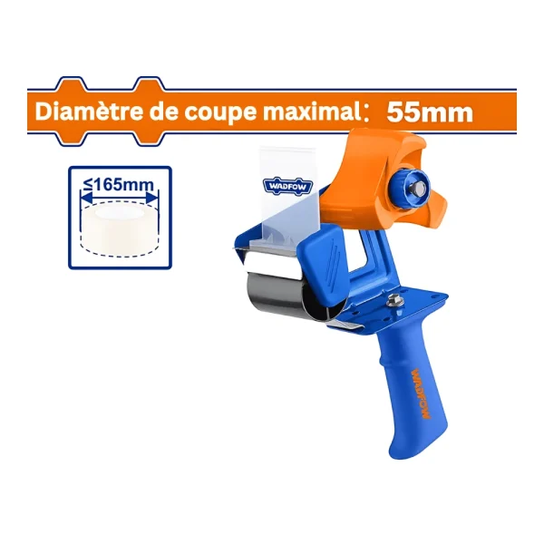 WADFOW Pistolet distributeur de ruban adhésif 55mm