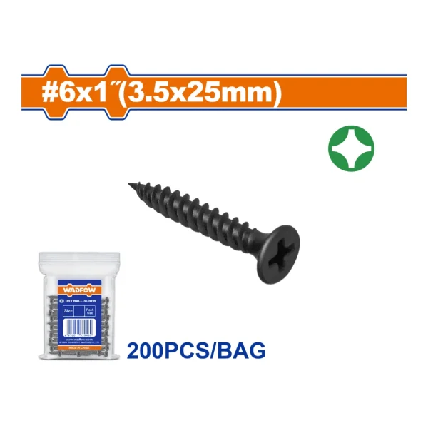 Vis placo 3.5x25mm/200pcs