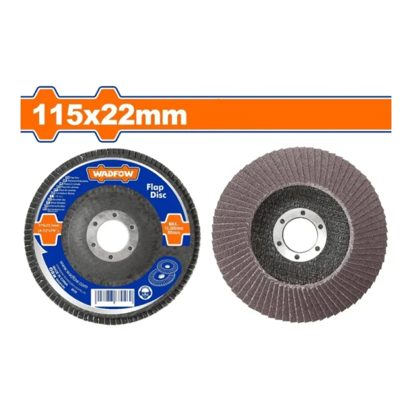WADFOW Disque à lamelle 115mmx22mm P60
