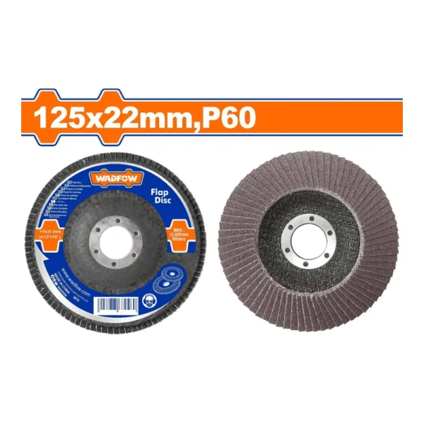 WADFOW Disque à lamelle 125mmx22mm P60