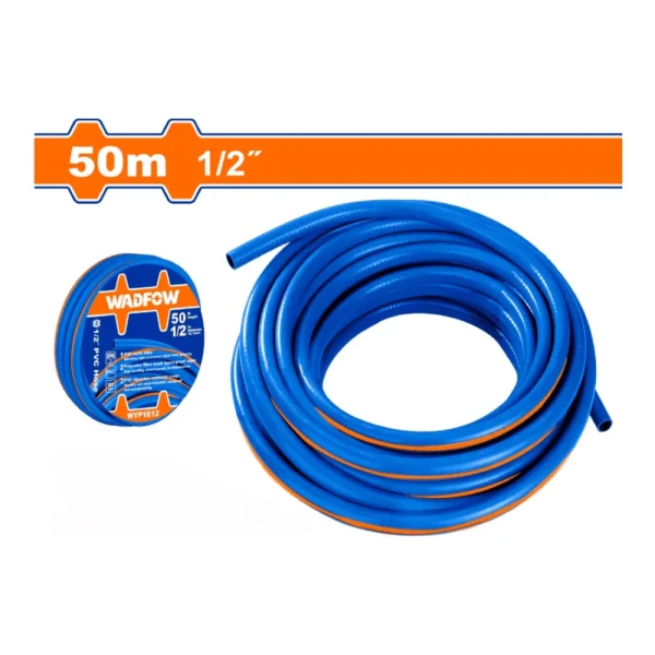 WADFOW Tuyau d'arrosage en PVC 50M-1/2"