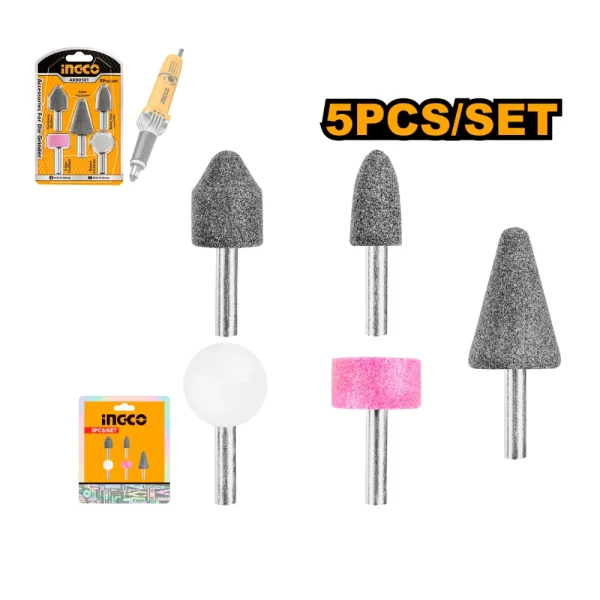 INGCO Jeu d'accessoires pour meuleuse droite