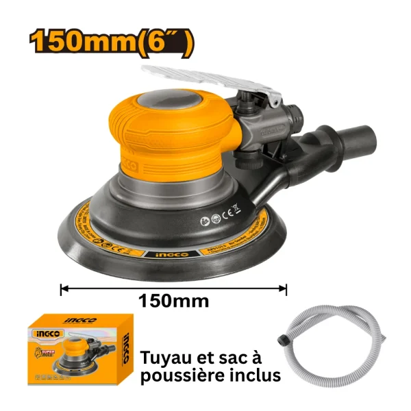 INGCO Ponceuse à air pneumatique 150mm (6")