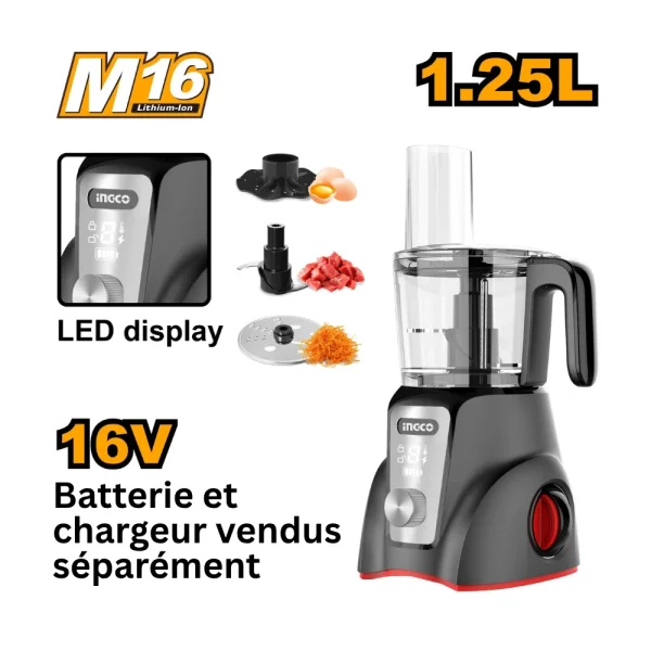 Robot culinaire sans fil 16V