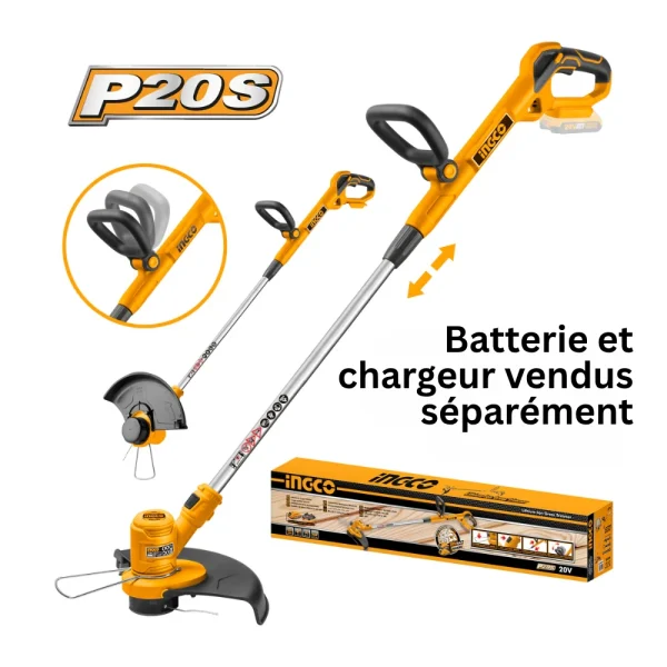 INGCO Débroussailleuse sans fil 20V