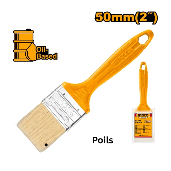 Pinceau 2" 50mm poignée plastique