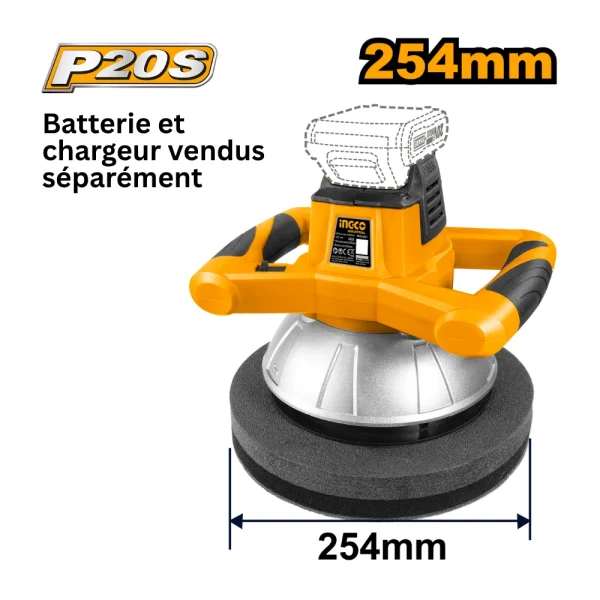INGCO Polisseuse sans fil 20V